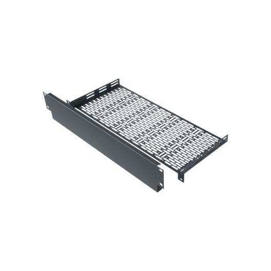 Middle Atlantic 1 RU UFA Rackshelf, 8 Inches Deep with 2 RU Faceplate - UFA-8-F2 Racks Middle Atlantic