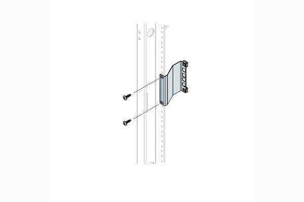 Middle Atlantic 2 RU Rackrail Recessor, 3 Inches Deep - RR2-3RCN Racks Middle Atlantic