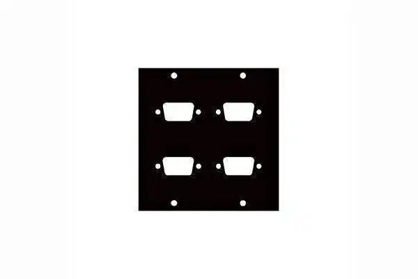 Middle Atlantic 4DB9 DB9 MULTIPIN(4)PORT UCP Racks Middle Atlantic