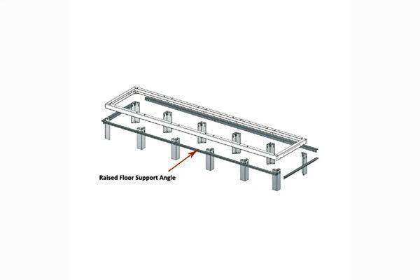 Middle Atlantic ANGLE-2-36 2BAY MRK FLOOR ANGLES(PR) Racks Middle Atlantic