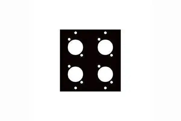 Middle Atlantic CANARE4 CANARE BNC(4)PORT UCP PNL Racks Middle Atlantic