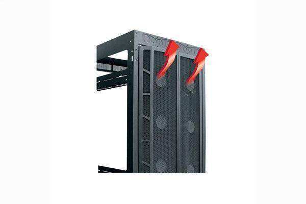 Middle Atlantic D-CFRD-44 44SP SPLIT FAN RD DRK Racks Middle Atlantic