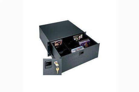 Middle Atlantic D4LK 4SP ANOD DRAWER W/LOCK Racks Middle Atlantic