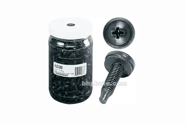 Middle Atlantic HW500 10-32 3/4" Classic Philips Trim-Head Screws & Washers 500 Pieces Racks Middle Atlantic