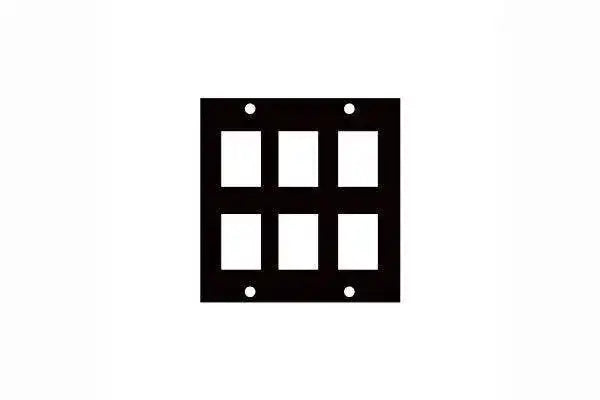 Middle Atlantic KEY UCP Module withoutne Keystone Punchout Racks Middle Atlantic