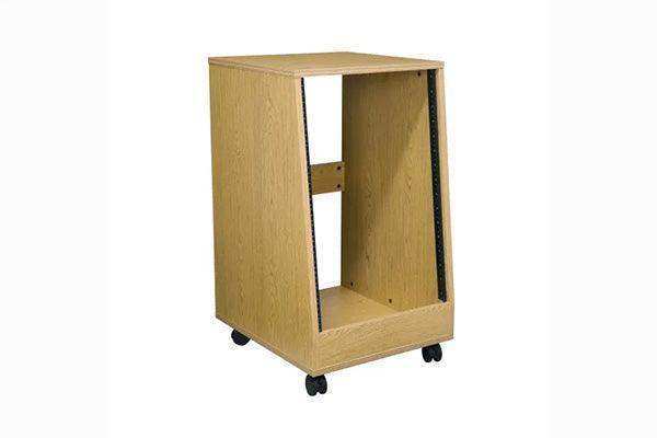 Middle Atlantic OSR16 16SP SLOPED OAK RACK W/WH Racks Middle Atlantic