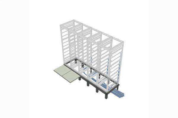 Middle Atlantic RIB-4-WRK-32 4 BAY RISER BASE FOR 32D Racks Middle Atlantic