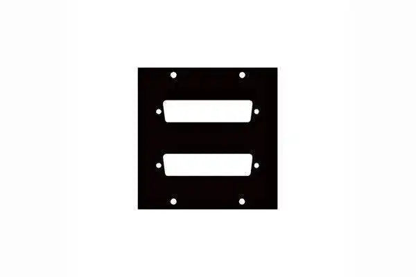 Middle Atlantic Two DB50 Punchout Panel - 2DB50 Racks Middle Atlantic