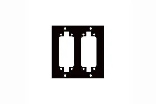 Middle Atlantic Two DL Cannon Punchout Panel - 2DL96 Racks Middle Atlantic