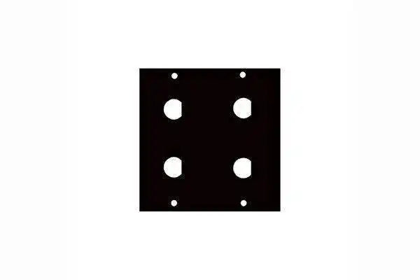 Middle Atlantic UCP Panel - Four 1/2 BNC - 1/2BNC4 Racks Middle Atlantic