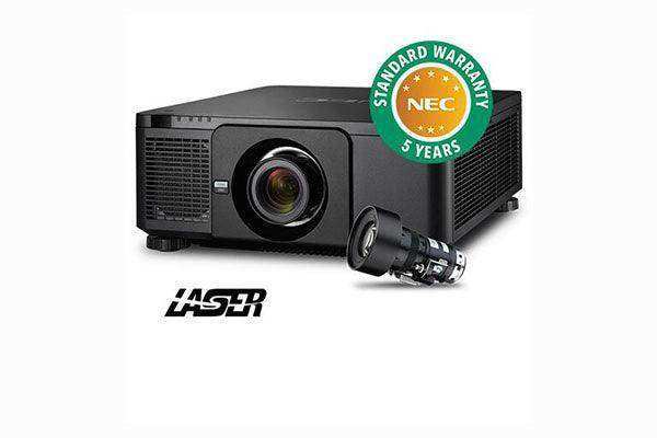 Sharp 10,000-lumen Professional Installation Laser Projector w/lens - NP-PX1004UL-B-18 (Black) Projection Sharp