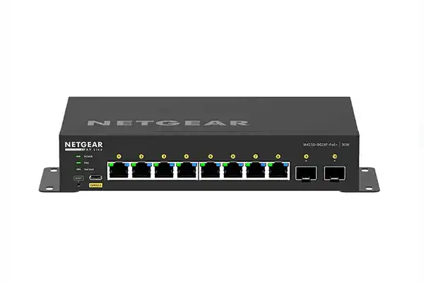 Netgear GSM4210PX-100NAS M4250-8G2XF-POE+ FULLY MANAGED DESKTOP SWITCH Networking Netgear