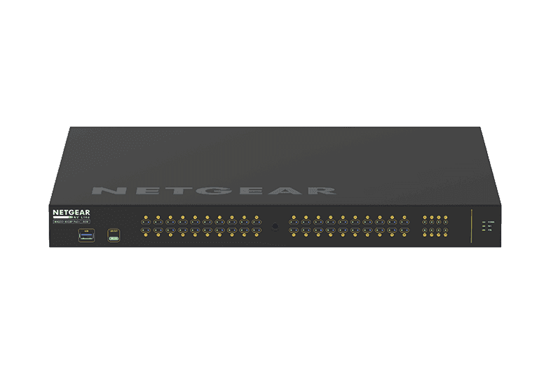 Netgear GSM4248P-100NAS Managed Ethernet Switch w- 48 Ports (40 x 10-100-1000BASE-T RJ45 and 8 x 1000BASE-X SFP) Networking Netgear