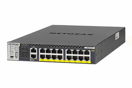 Netgear M4300-16X 600W PSU (XSM4316PB) 16x Multi-Gig, PoE+ (500W) Managed Switch - XSM4316PB-100NES Networking Netgear