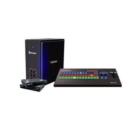 Vizrt TCM4KUHDB TriCaster TC Mini 4K Bundle - includes TriCaster TC Mini 4K, TriCaster TC Mini 4K CS, two Spark Plus 4K IO Converters and Vizrt custom travel case - Production Vizrt