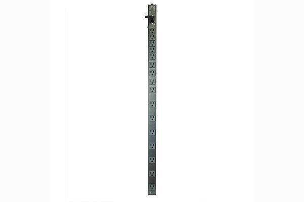 Panamax 16 outlet power strip designed to be mounted to a vertical section of an equipment rack - VT-EXT16 Power Panamax