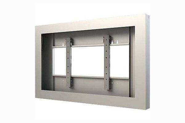 Peerless-AV 40" Landscape Wall Kiosk Enclosure (Silver) - KIL640-S TV & Monitor Mounts Peerless-AV