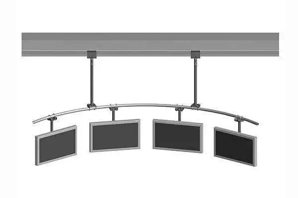 Peerless-AV Curved 240" Pipe Structure For "MDJ" - MDJ721 Projector Mounts Peerless-AV