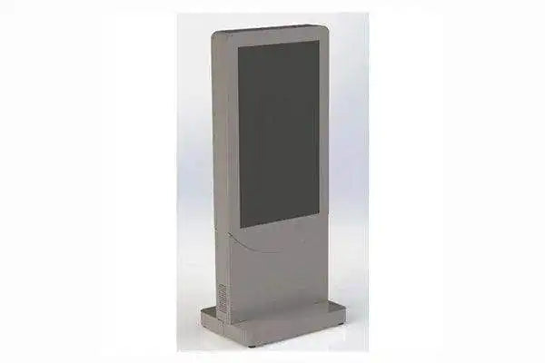 Peerless-AV Floorstanding Portrait Curved Kiosk for 55" display(BLACK) - KIPC2555 TV & Monitor Mounts Peerless-AV