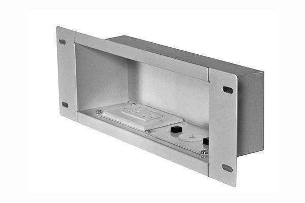 Peerless-AV In-Wall Accessory Box w/125V Duplex - IBA3AC-W Video Peerless-AV
