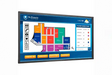 Planar 997-8558-00 PS6562T 65"FHD ultra slim 24x7, 500 nit, landscape and portrait spk, RS232 Displays Planar