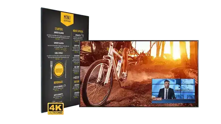 Planar URP75-ERO-T UltraRes P Series - 75" LED-backlit LCD display - 4K Interactive Displays Planar