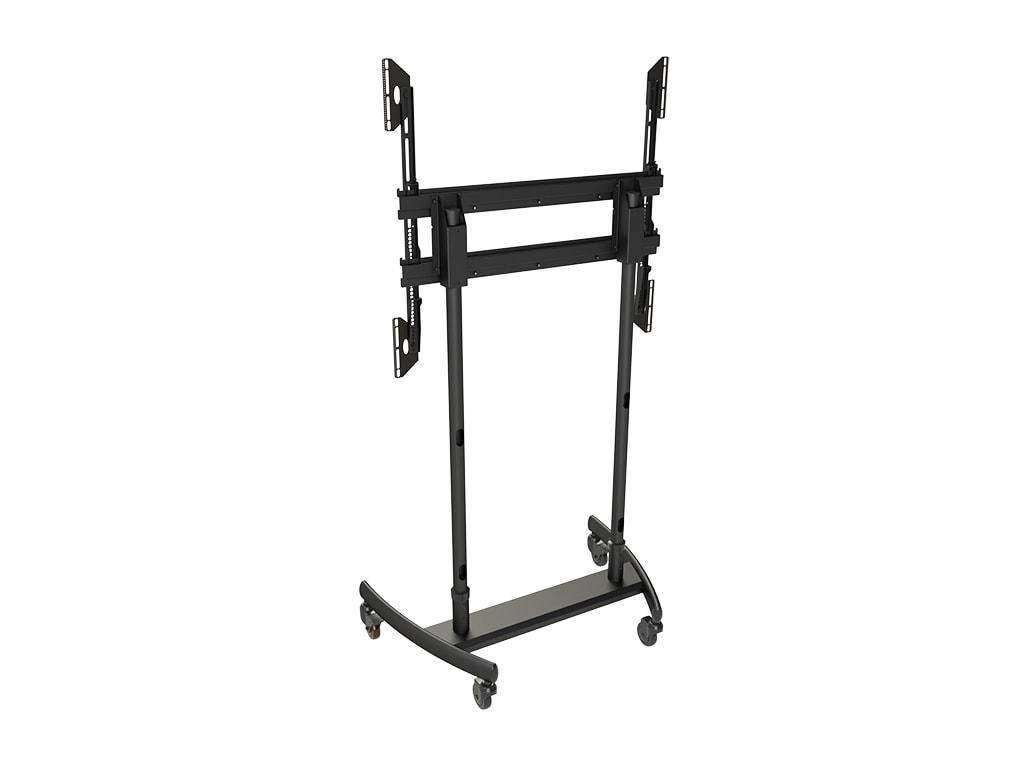 Premier Mounts LFC-LB Large Format Mobile Cart for Flat-Panels (Black Poles) TV & Monitor Mounts Premier Mounts