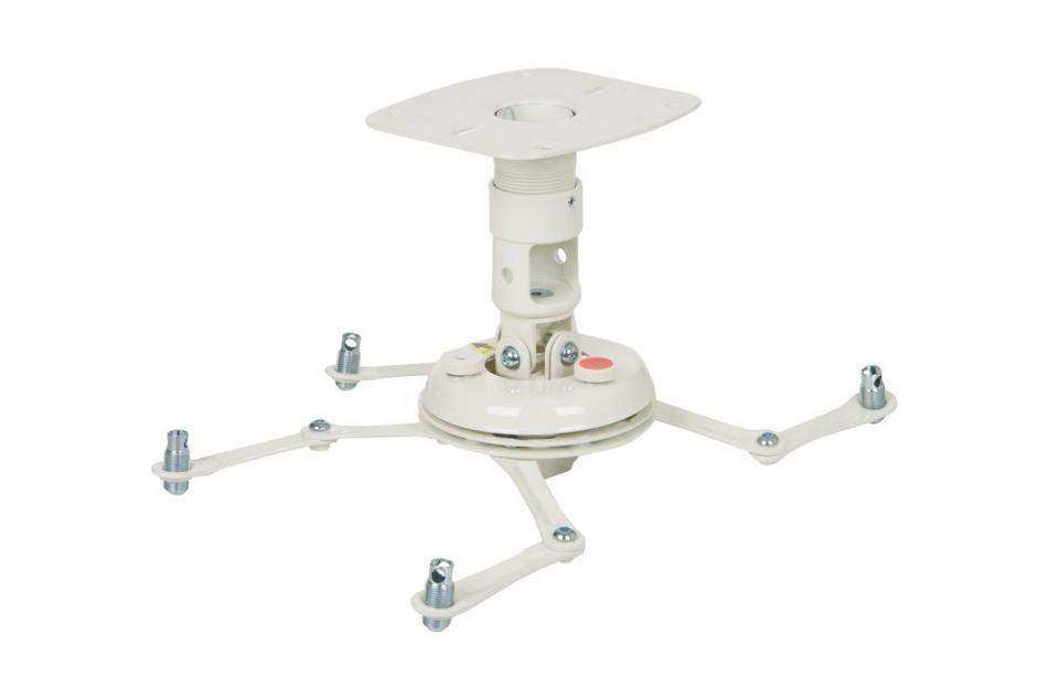 Premier Mounts PBC-UMW Universal Projector Mount with Integrated Pipe Coupler (White) TV & Monitor Mounts Premier Mounts