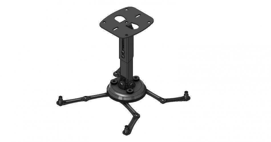Premier Mounts PBL-UMS Adjustable Height Projector Mount for Projectors Weighing Up to 25 lb (Black) TV & Monitor Mounts Premier Mounts