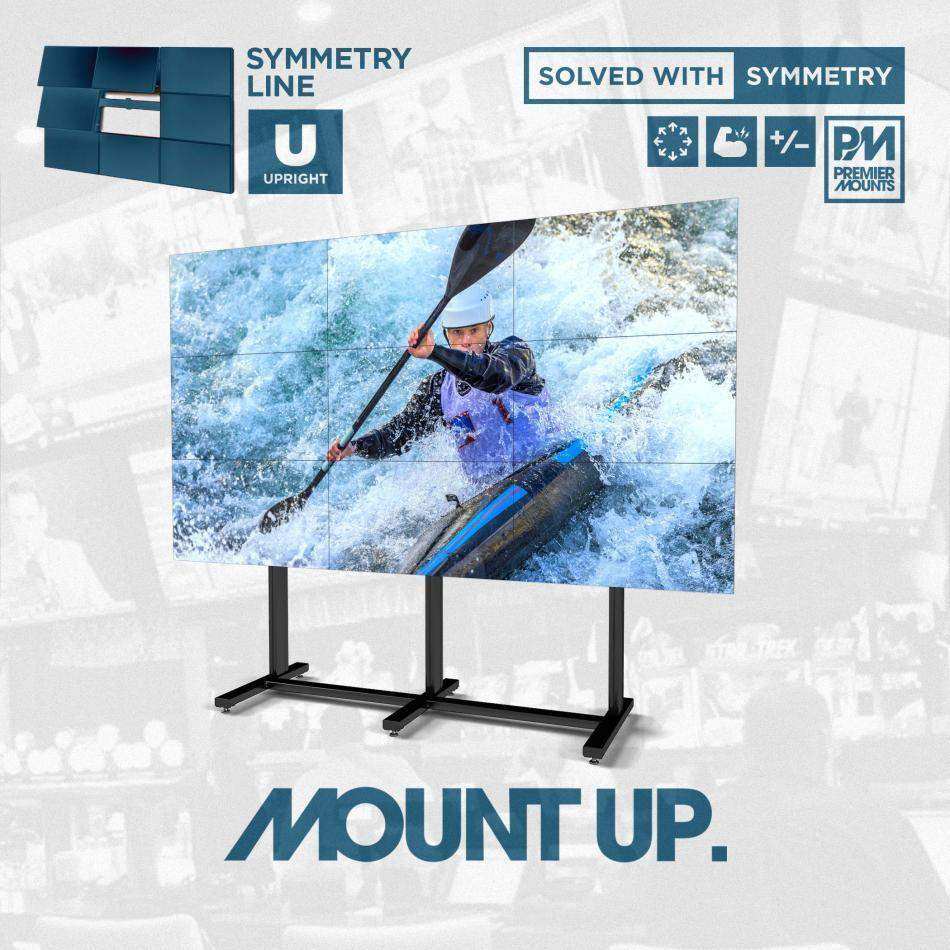 Premier Mounts SYM-IB-11B Symmetry Interface Bar 11 inch (Black) TV & Monitor Mounts Premier Mounts