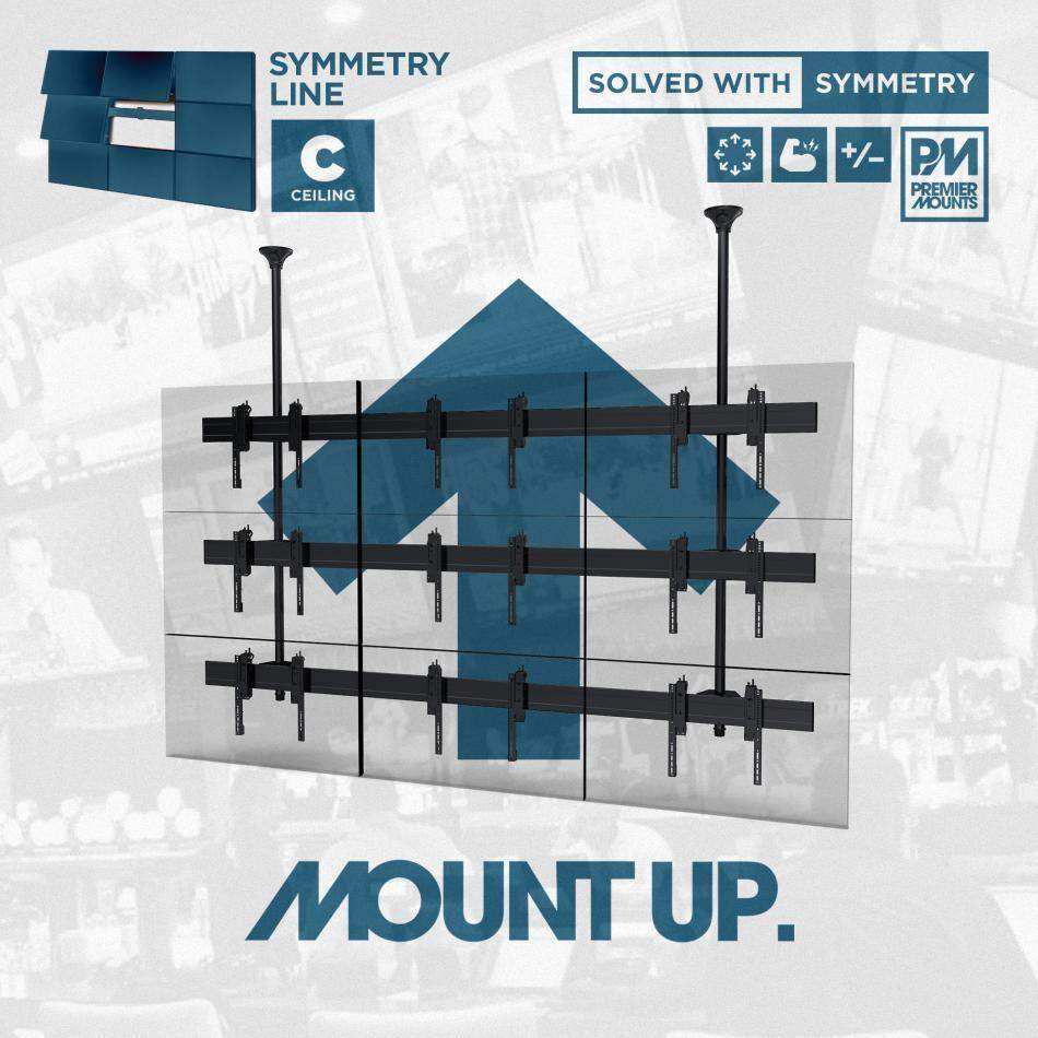 Premier Mounts SYM-IB-36B Symmetry Interface Bar 36 inch (Black) TV & Monitor Mounts Premier Mounts