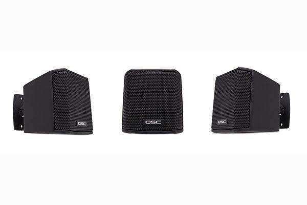 QSC 2.75" AcousticDesign Satellite Surface Loudspeaker (Black, Pair) - AD-S.SAT-BK Speakers QSC