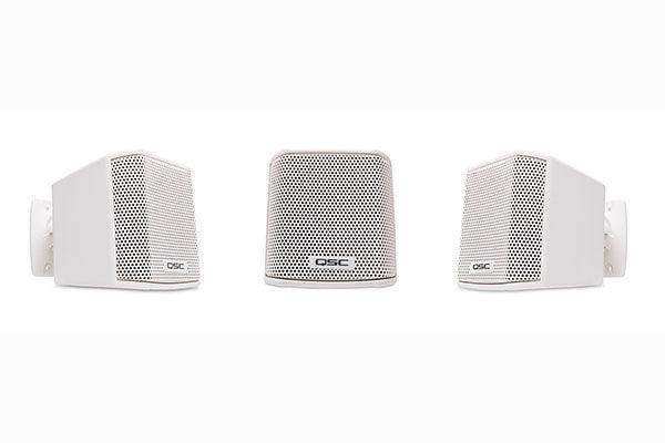 QSC 2.75" AcousticDesign Satellite Surface Loudspeaker (White, Pair) - AD-S.SAT-WH Speakers QSC