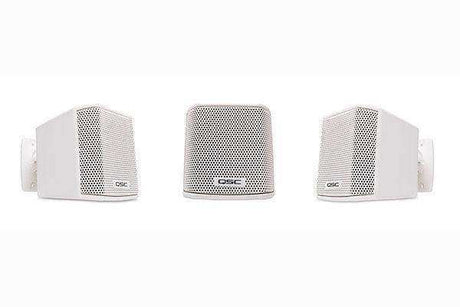 QSC 2.75" AcousticDesign Satellite Surface Loudspeaker (White, Pair) - AD-S.SAT-WH Speakers QSC