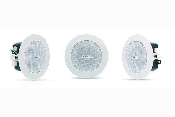 QSC 2.75" Small-Format Passive Ceiling Satellite Loudspeakers (White, Pair) - AD-C.SAT-WH Speakers QSC