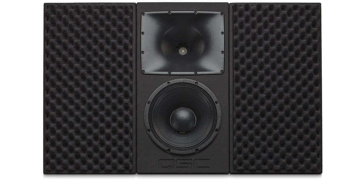 QSC 3-Way Screen Channel Loudspeaker, Tri-amp Priced Individually - RSC112 Speakers QSC