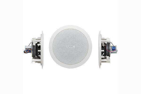 QSC 4.5" Ceiling-Mounted Speaker (White ,4-Pack) - AC-C4T-NB Speakers QSC