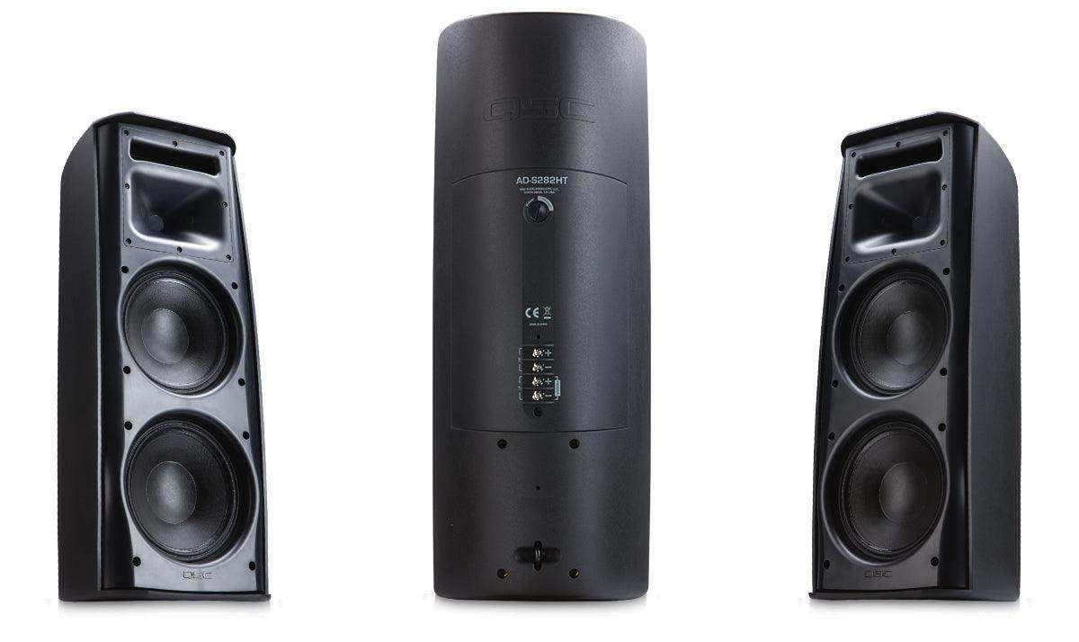 QSC 8" 2-Way Loudspeaker (Black) - AD-S282H-BK Speakers QSC