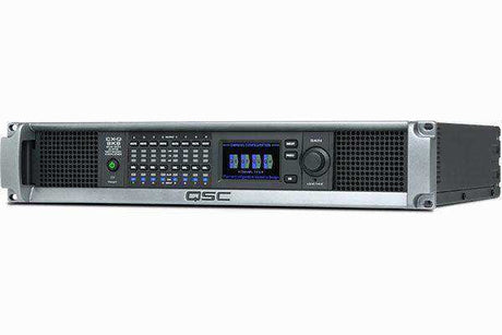 QSC 8-Channel 1000W/CH Q-SYS Network Amplifier, Lo-Z, 70V, 100V direct drive, FlexAmp™, with Mic/line Inputs, 100-240V.- CX-Q 8K8 Audio Amplifiers QSC