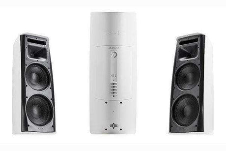 QSC Acoustic Design Dual 8" 2-Way Loudspeaker (White) - AD-S282H-WH Speakers QSC