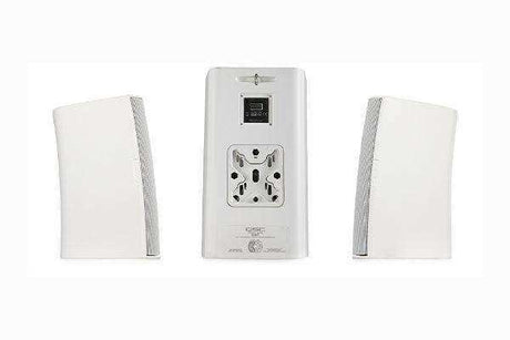 QSC Acoustic Design Series 6.5" Two-Way Surface Mount IP54 assive Loudspeakers (Pair, White) - AD-S6T-WH Speakers QSC