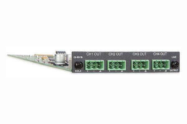 QSC Analog Line Output Card - COL4 Audio Signal Processing QSC