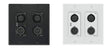 QSC Attero Tech unDX2IO+ Dante/AES67 network audio wallplate– 2 in (XLR) x 2 in (Phoenix) x 2 out (XLR) Audio Signal Processing QSC