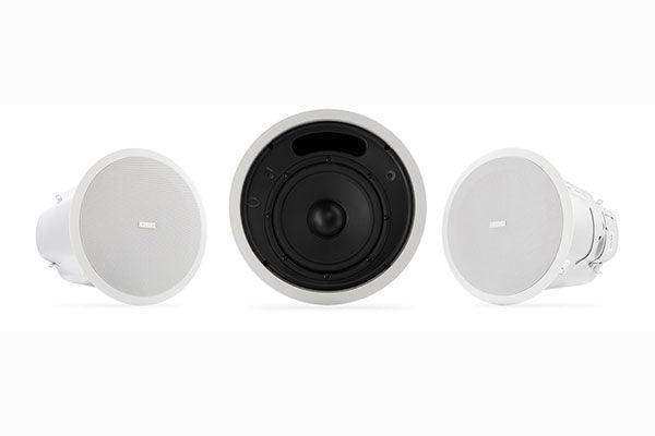 QSC Ceiling Mount Subwoofer System (White) - AD-C81Tw-WH Speakers QSC