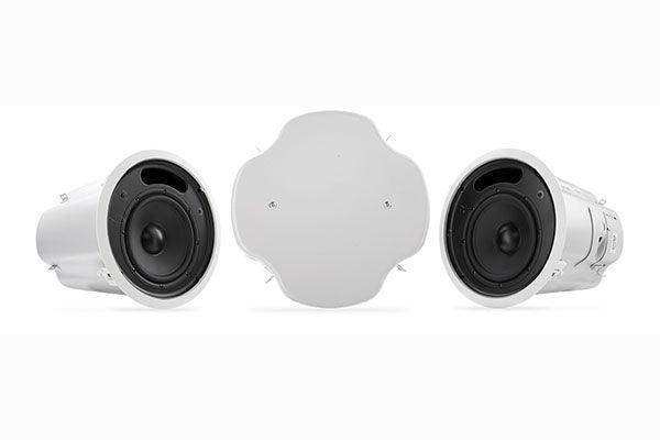 QSC Ceiling Mount Subwoofer System (White) - AD-C81Tw-WH Speakers QSC