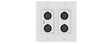 QSC Dante network audio wall plate 4x2 mic/line I/O (Attero Tech) - unDX4I Audio Signal Processing QSC