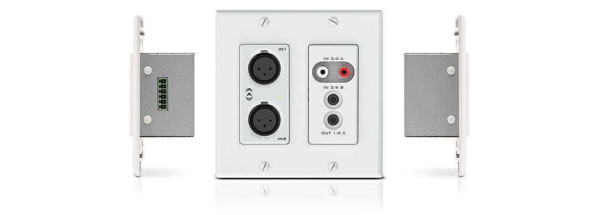 QSC Dante™ Networked Audio Wall Plate (Attero Tech) - unD6IO Audio Signal Processing QSC