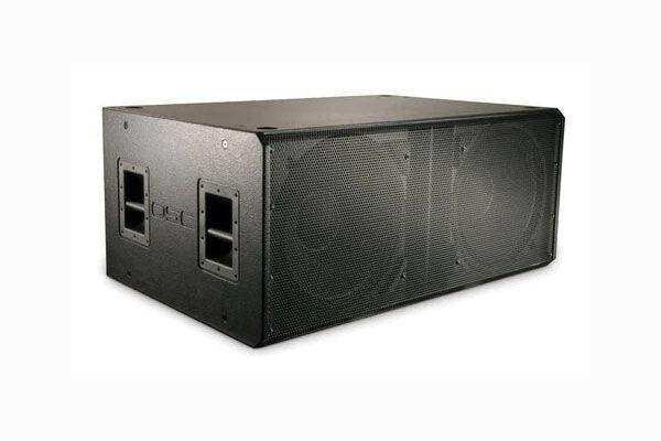 QSC Dual 18in Passive Subwoofer (Black) - GP218-sw-BK Speakers QSC