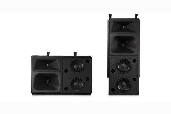 QSC Flyable high power, bi-amp, 3-way, 2x15", consists of LF-4215-F and MH-1075C-F components - SC-423C-F Speakers QSC
