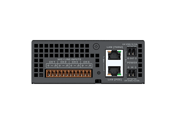 QSC Four (4) mic/line inputs - QIO-ML4i Room Control QSC